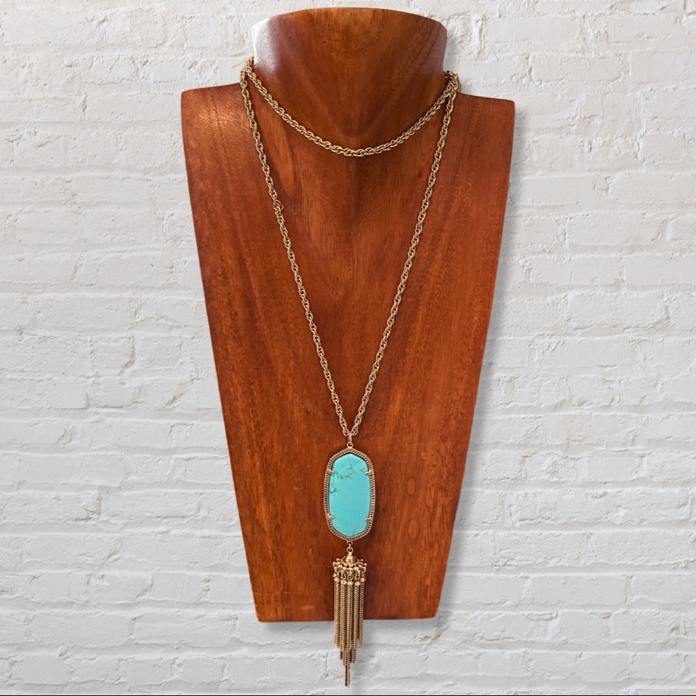 Kendra Scott Turquoise Rayne necklace 💎